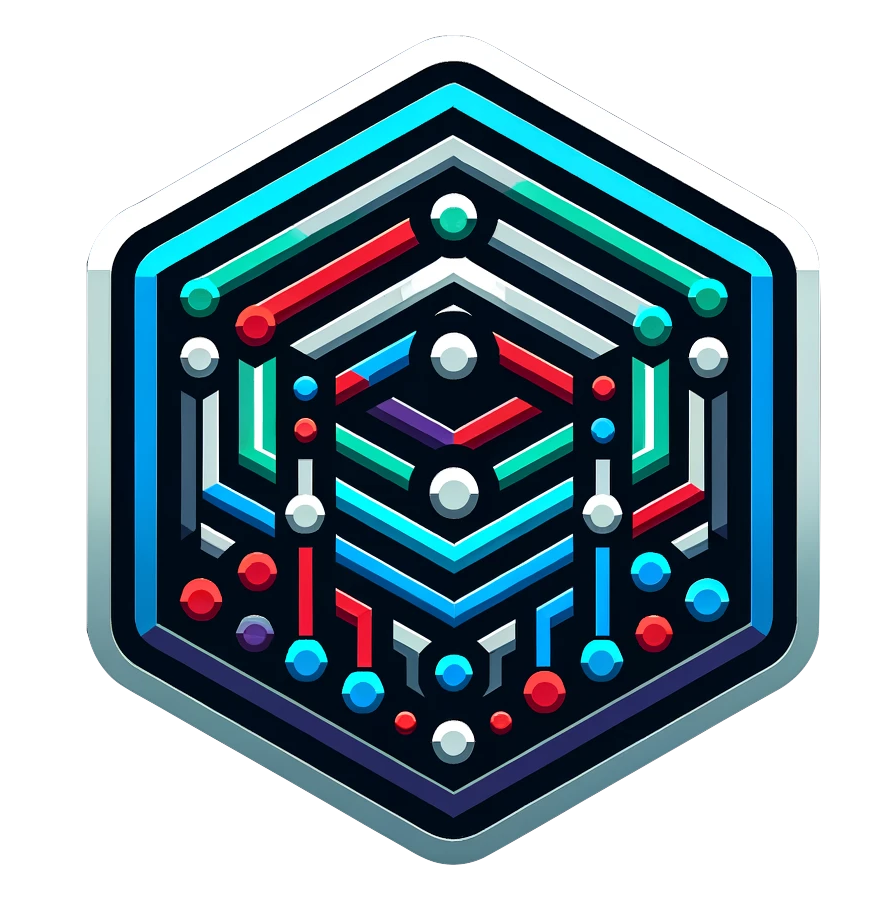 DALL·E 2024-01-01 23-24-13 - A logo inspired by the previous complex geometric designs, this time for a company focused on Data-Driven Insights- The logo should maintain the sophi-1